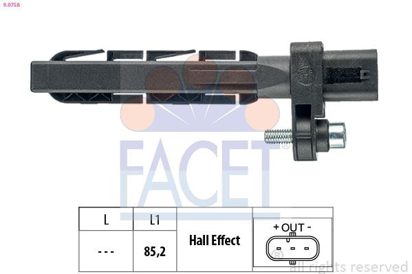  Sensor de posição (de revoluções) de cambota BMW X3 SUV (F25) (2010 - 2017) 