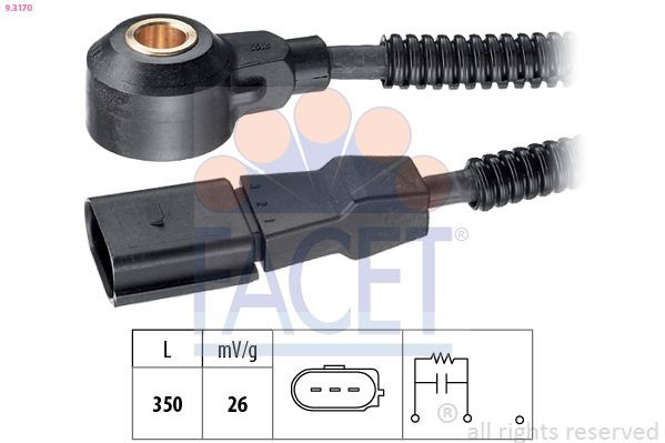 93170 Facet Sensor de detonação