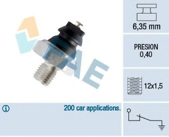Sensor de pressão de óleo FAE 12200 preço, a partir de 4,98 USD