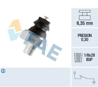 12240 FAE Sensor de pressão de óleo