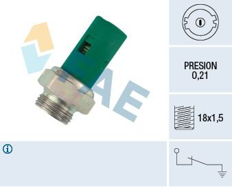 Sensor de pressão de óleo Renault 21  B48