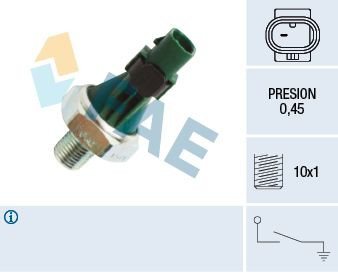 12571 FAE Sensor de pressão de óleo