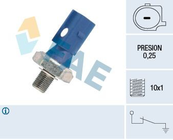 12870 FAE Sensor de pressão de óleo