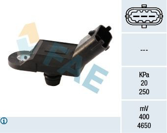 15019 FAE Sensor de pressão no coletor de admissão, MAP