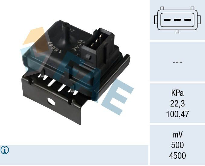 15047 FAE Sensor de pressão no coletor de admissão, MAP