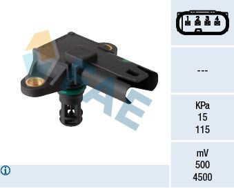 15189 FAE Sensor de pressão no coletor de admissão, MAP