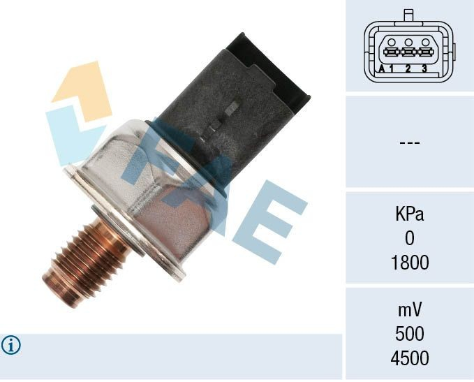  Sensor de pressão de combustível Renault Megane III coupé (DZ0, DZ1) (2008 - 2016) III