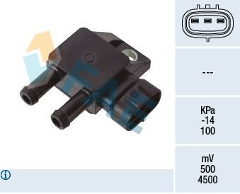 16123 FAE Sensor de pressão dos gases de escape