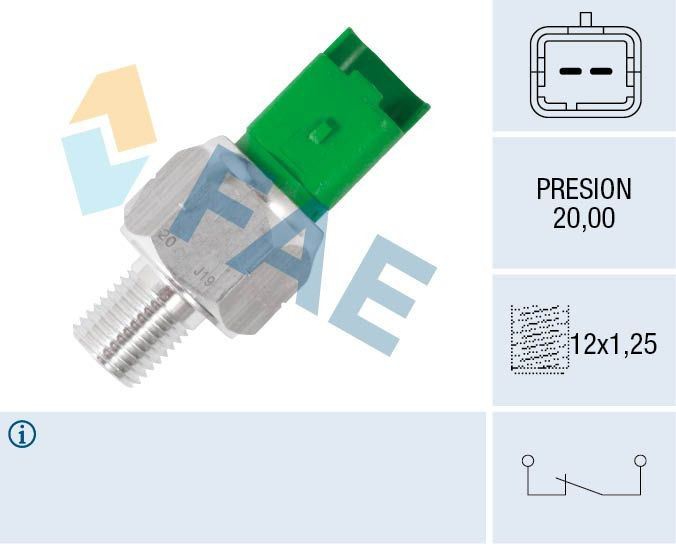 18502 FAE Sensor hidráulico de bomba de impulsionador
