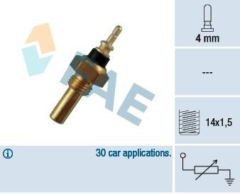 Sensor de temperatura do fluido de esfriamento para Mercedes E  T123