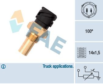 34375 FAE Sensor de temperatura do fluido de esfriamento