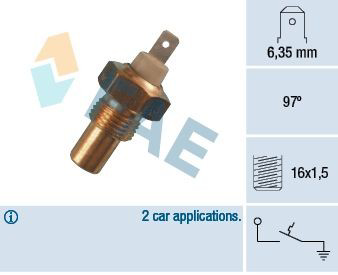 35010 FAE Sensor de temperatura do fluido de esfriamento