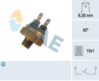 Sensor de temperatura do fluido de esfriamento 7701033384 Renault (RVI)