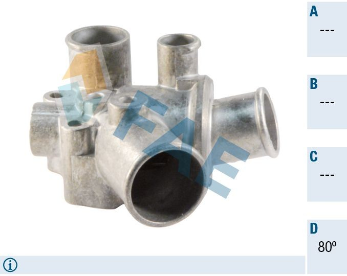  Caixa do termostato Fiat Tempra sedan (159) (1990 - 1996) 