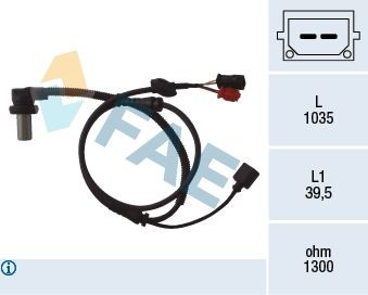 78059 FAE Sensor dianteiro de ABS