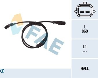 78120 FAE Sensor ABS traseiro