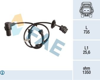 78148 FAE Sensor ABS dianteiro esquerdo