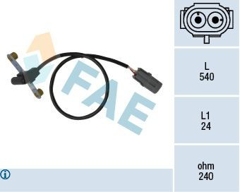 79023 FAE Sensor de posição (de revoluções) de cambota