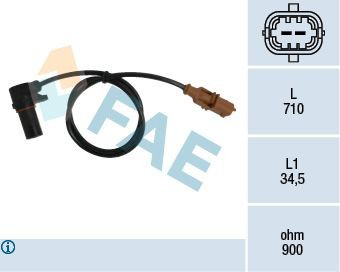 79077 FAE Sensor de posição (de revoluções) de cambota