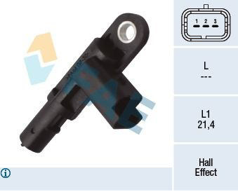  Sensor de posição da árvore distribuidora Peugeot 5008 II monovolume (2016 - 2026) II