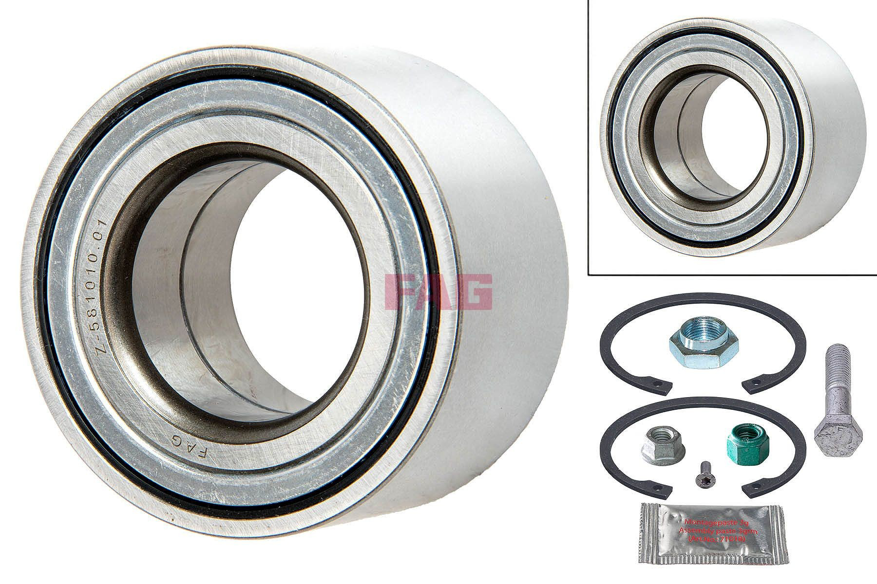 Rolamento de cubo dianteiro FAG 713610180 preço, a partir de 30,97 USD