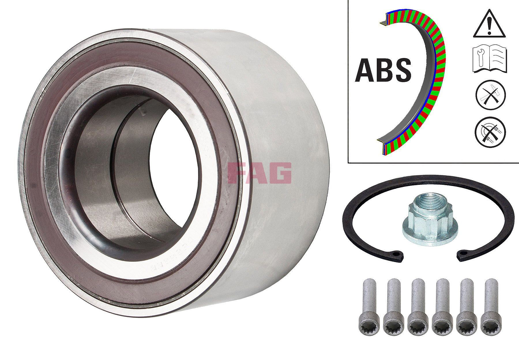 Rolamento de cubo dianteiro/traseiro FAG 713610640 preço, a partir de 69,59 USD