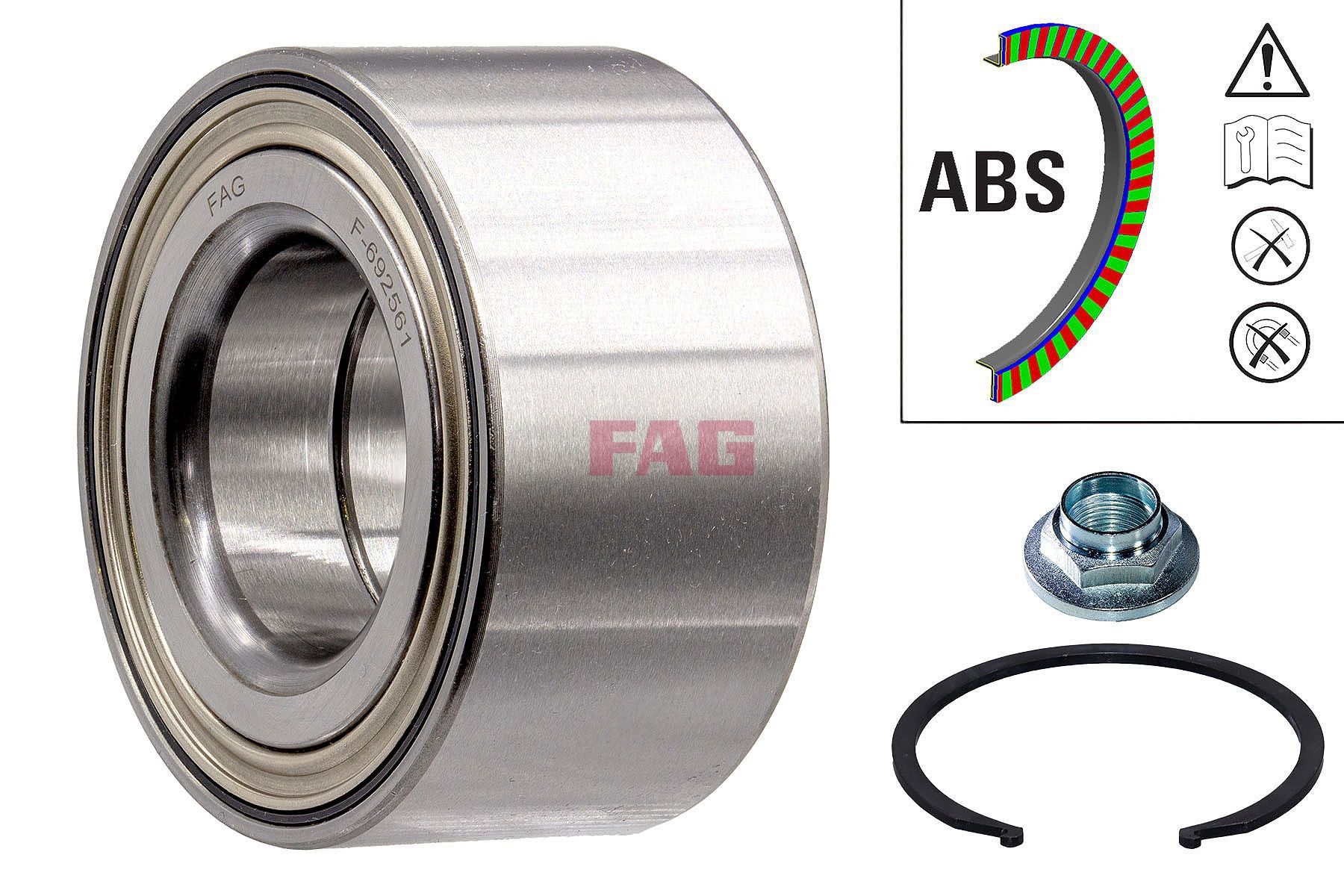 Rolamento de cubo dianteiro FAG 713626960 preço, a partir de 47,19 USD
