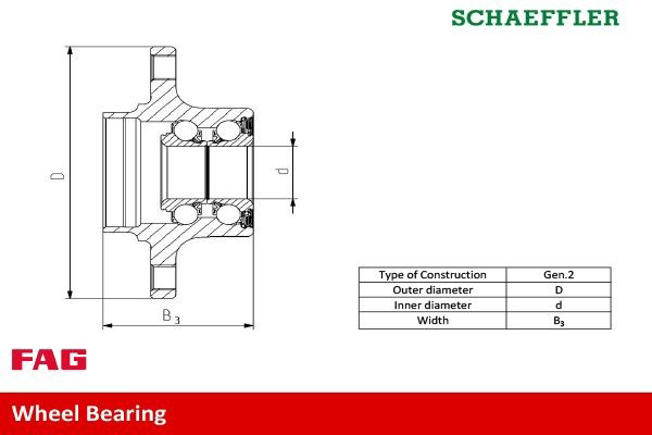 Cubo dianteiro FAG 713667330 preço, a partir de 73,82 USD