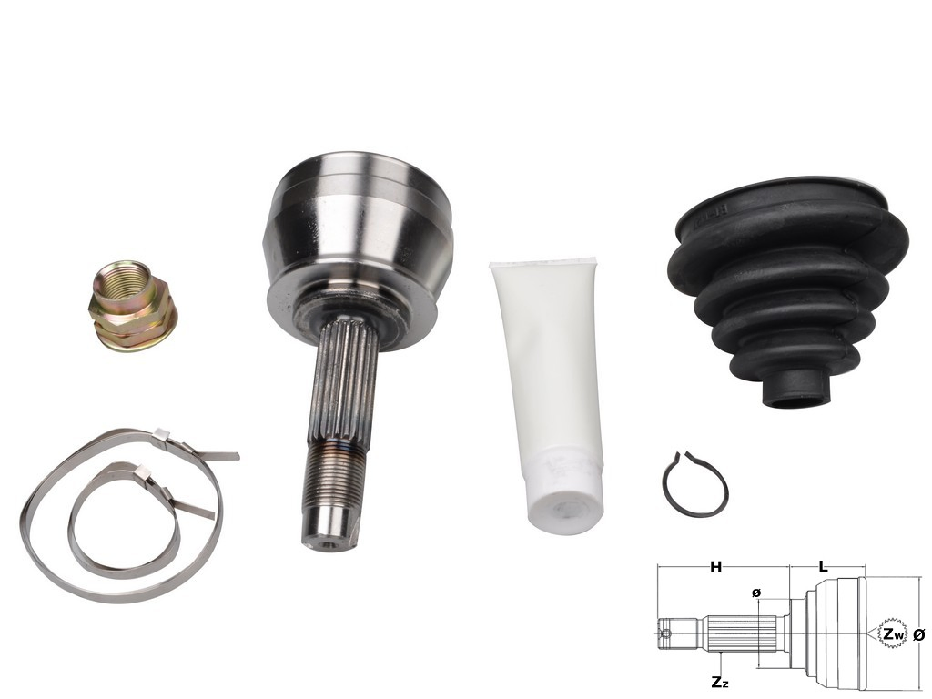Junta homocinética externa dianteira 77366003 Fiat/Alfa/Lancia