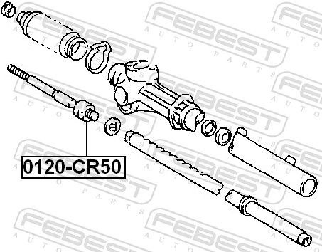 Compre 0122CR50 Febest Tração de direção