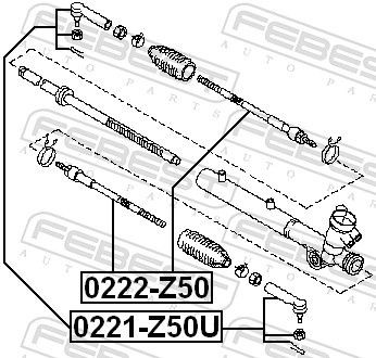 Tração de direção Nissan Murano  Z50