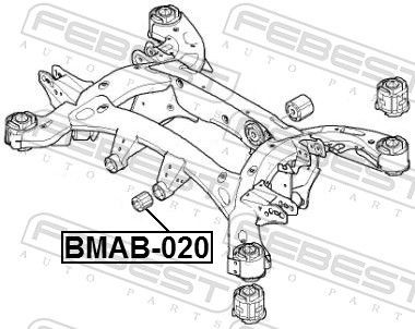 Compre Bloco silencioso de viga traseira (de plataforma veicular) BMW X5 