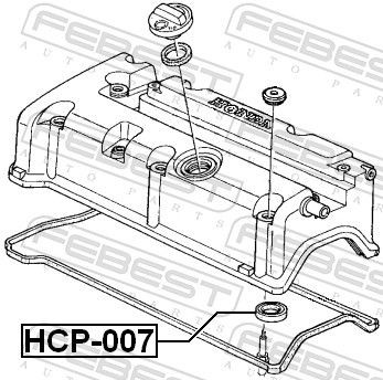 Vedante anular da cavidade de vela Febest HCP007 preço, a partir de 4,33 USD