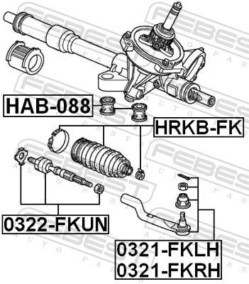 Compre Bota de proteção do mecanismo de direção (de cremalheira) Honda Civic 