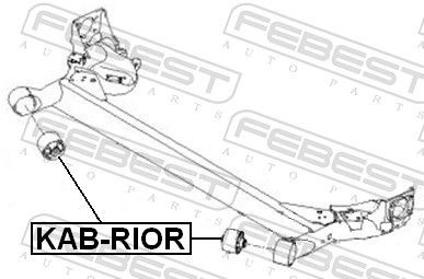 Compre Bloco silencioso de viga traseira (de plataforma veicular) KIA Rio 2