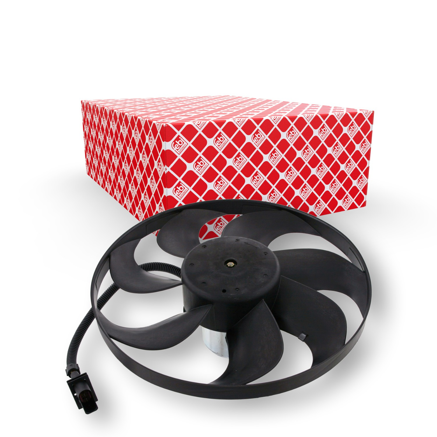 14742 Febi Ventilador elétrico de esfriamento montado (motor + roda de aletas)