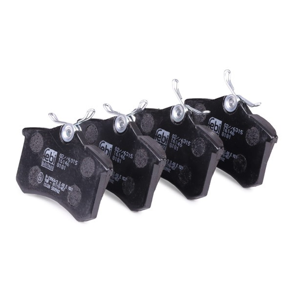 Compre 16146 Febi Sapatas do freio traseiras de disco