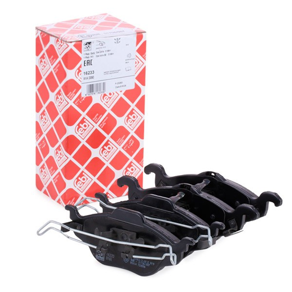 Sapatas do freio dianteiras de disco Febi 16233 preço, a partir de 24,79 USD