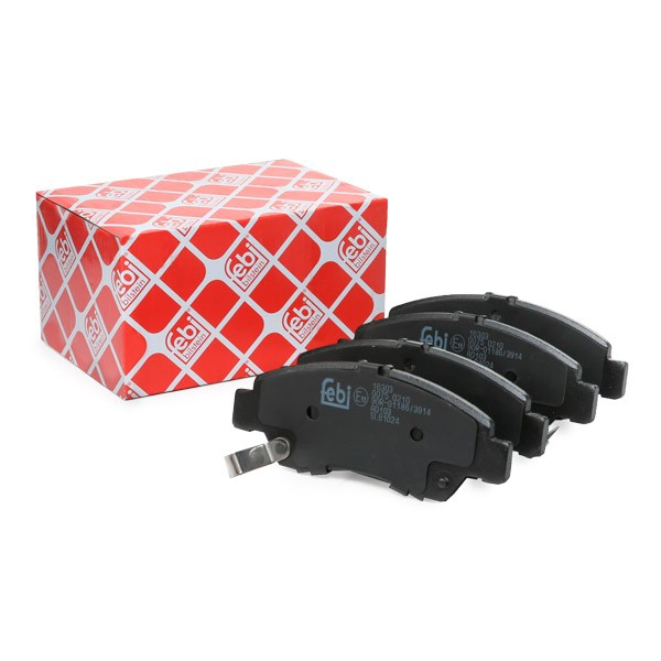 Compre 16303 Febi Sapatas do freio dianteiras de disco
