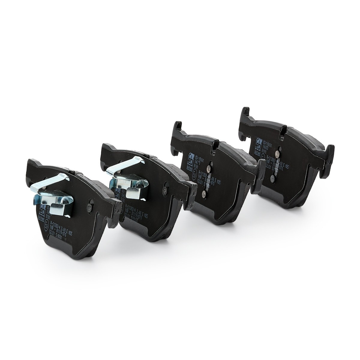 Compre 16633 Febi Sapatas do freio traseiras de disco