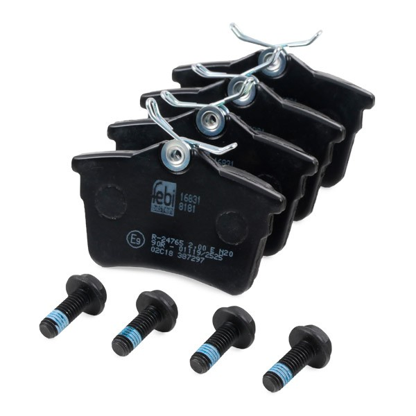 Compre 16831 Febi Sapatas do freio traseiras de disco