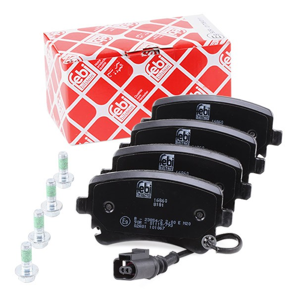Sapatas do freio traseiras de disco Febi 16860 preço, a partir de 35,29 USD