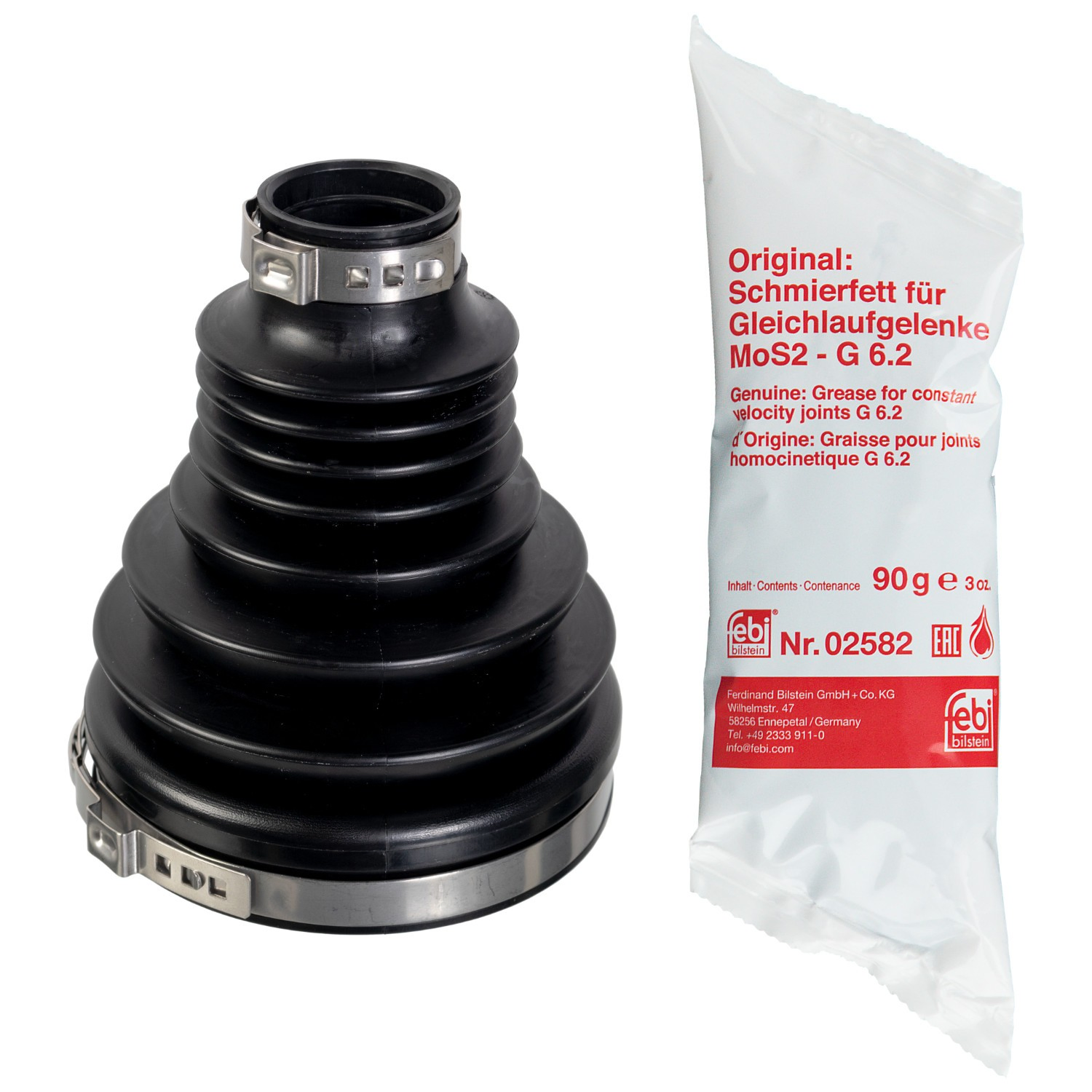 Bota de proteção interna de junta homocinética do semieixo dianteiro para Volvo V40  525, 526