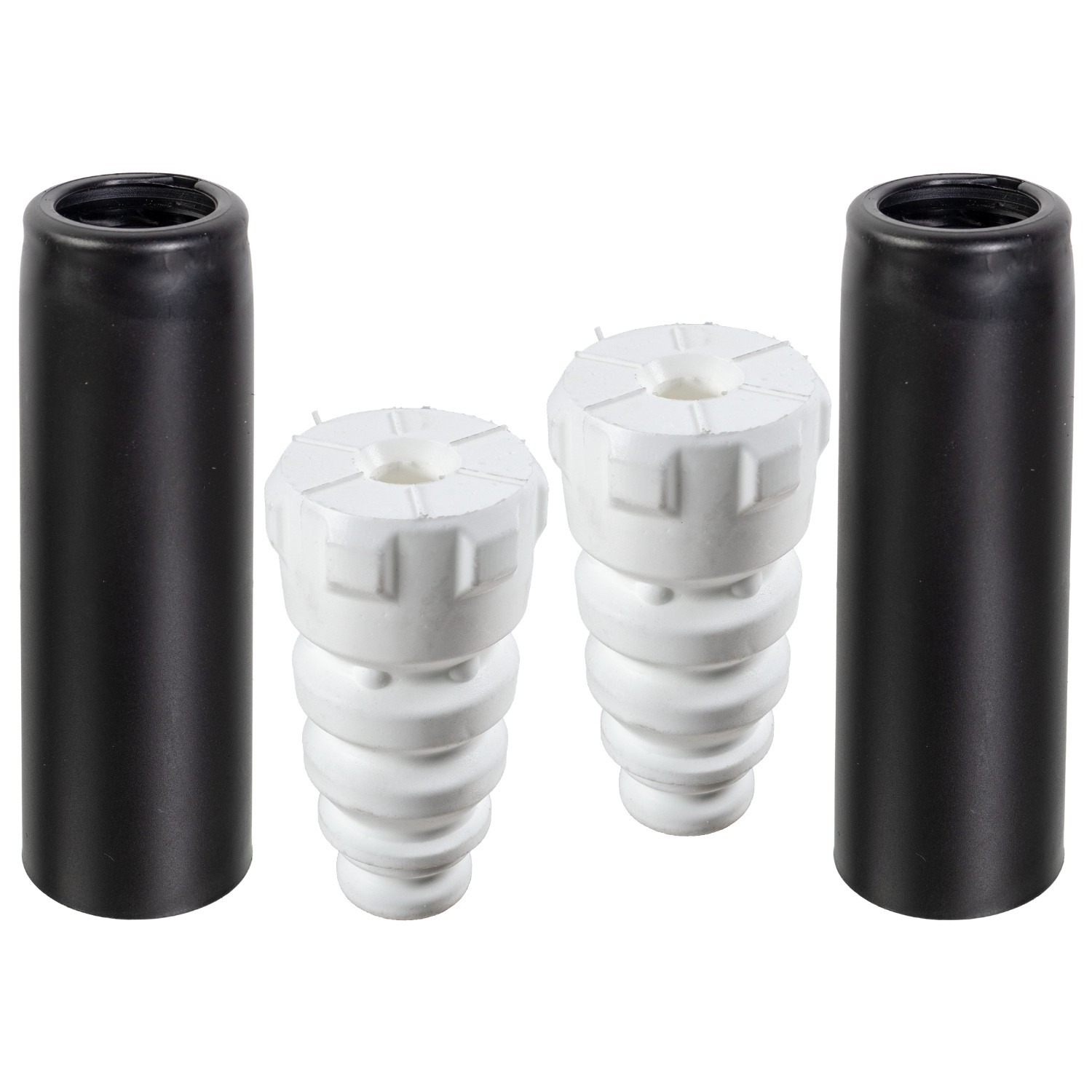 Pára-choque (grade de proteção) de amortecedor traseiro + bota de proteção para Volkswagen Polo V RUS 602, 604, 612, 614