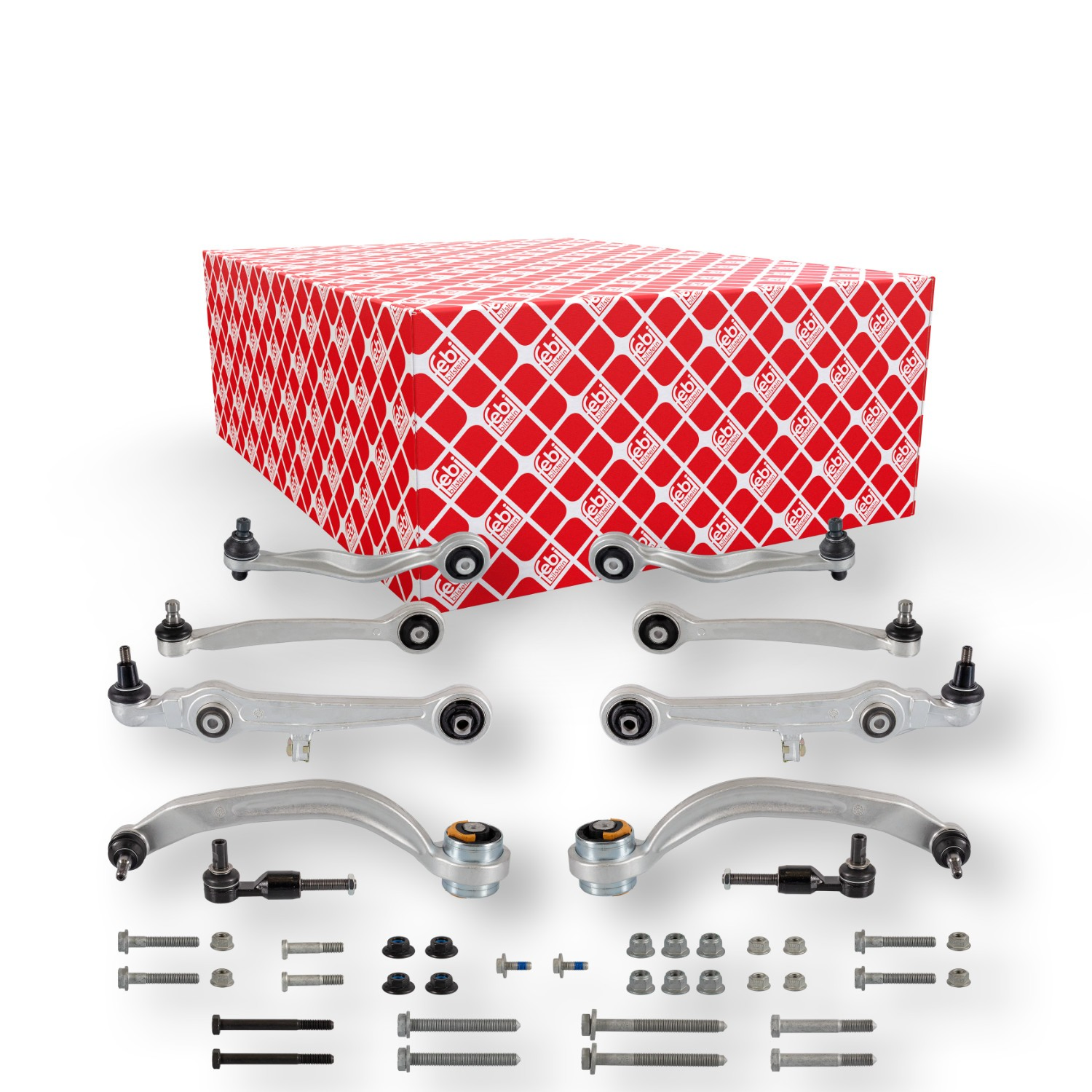 Kit de braços oscilantes de suspensão dianteira Febi 21500 preço, a partir de 297,64 USD