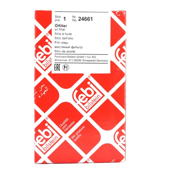 Filtro de óleo Febi 24661 preço, a partir de 3,98 USD