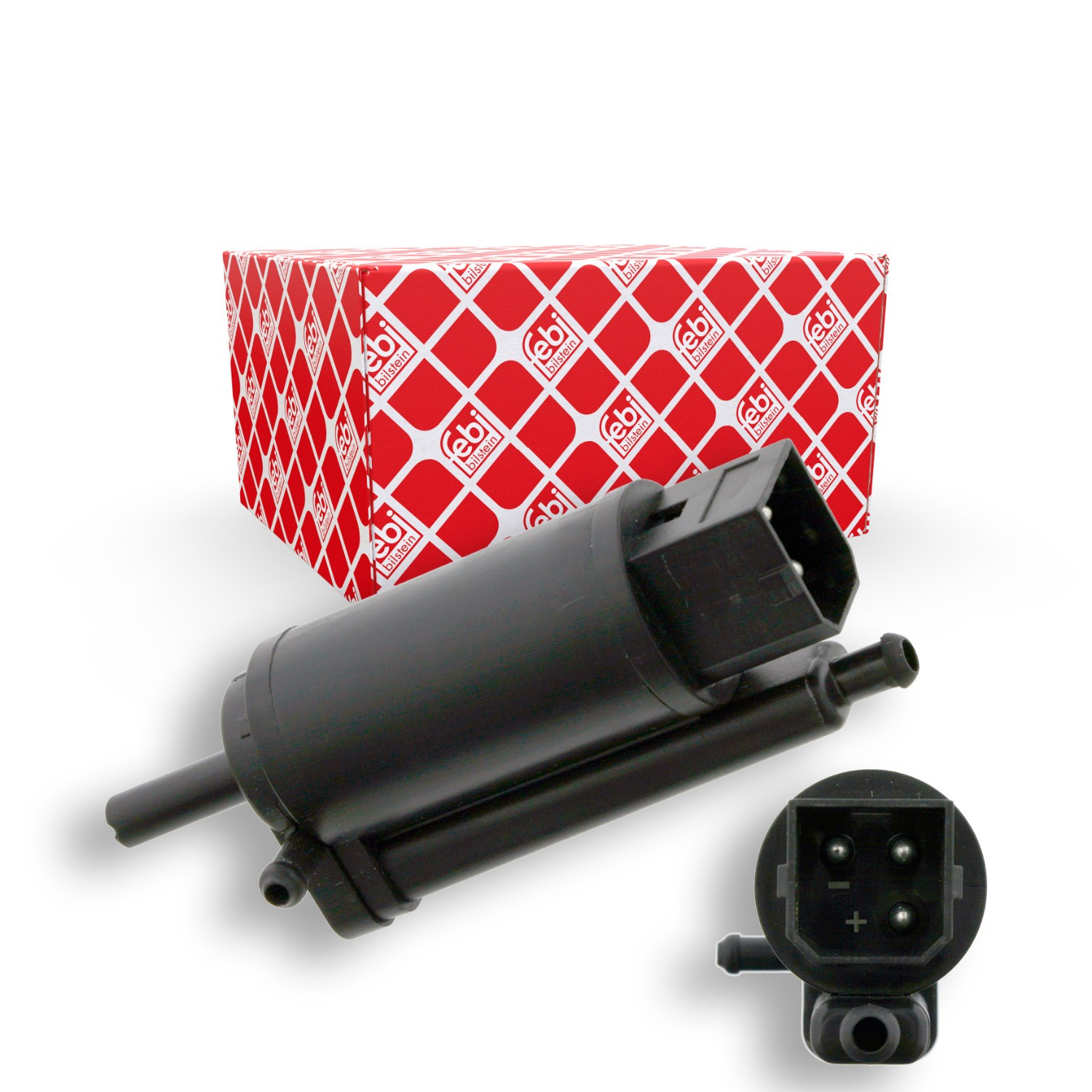 Bomba de motor de fluido para lavador de vidro dianteiro 21189159 Volvo
