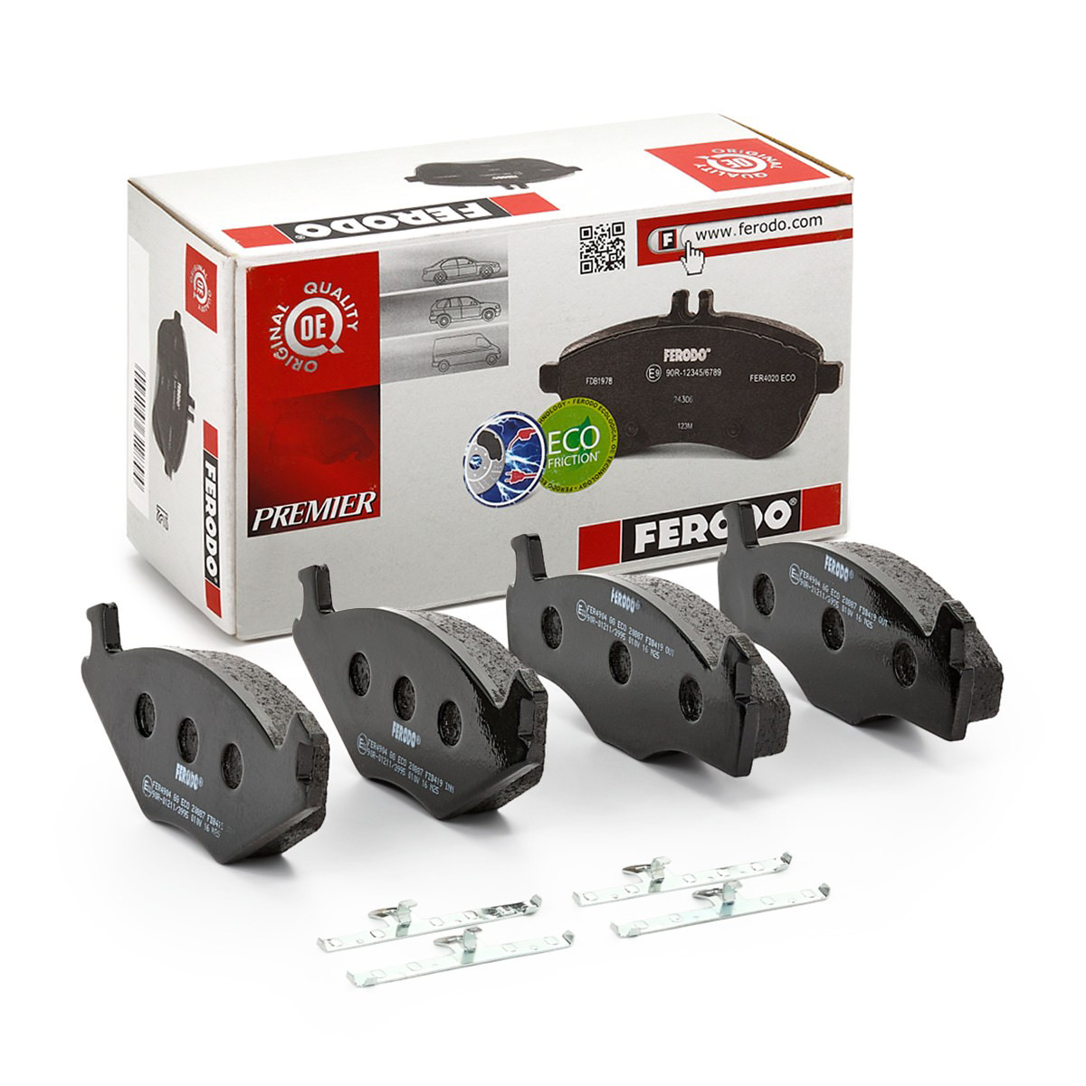 Sapatas do freio dianteiras de disco Ferodo FDB4023 preço, a partir de 41,55 USD