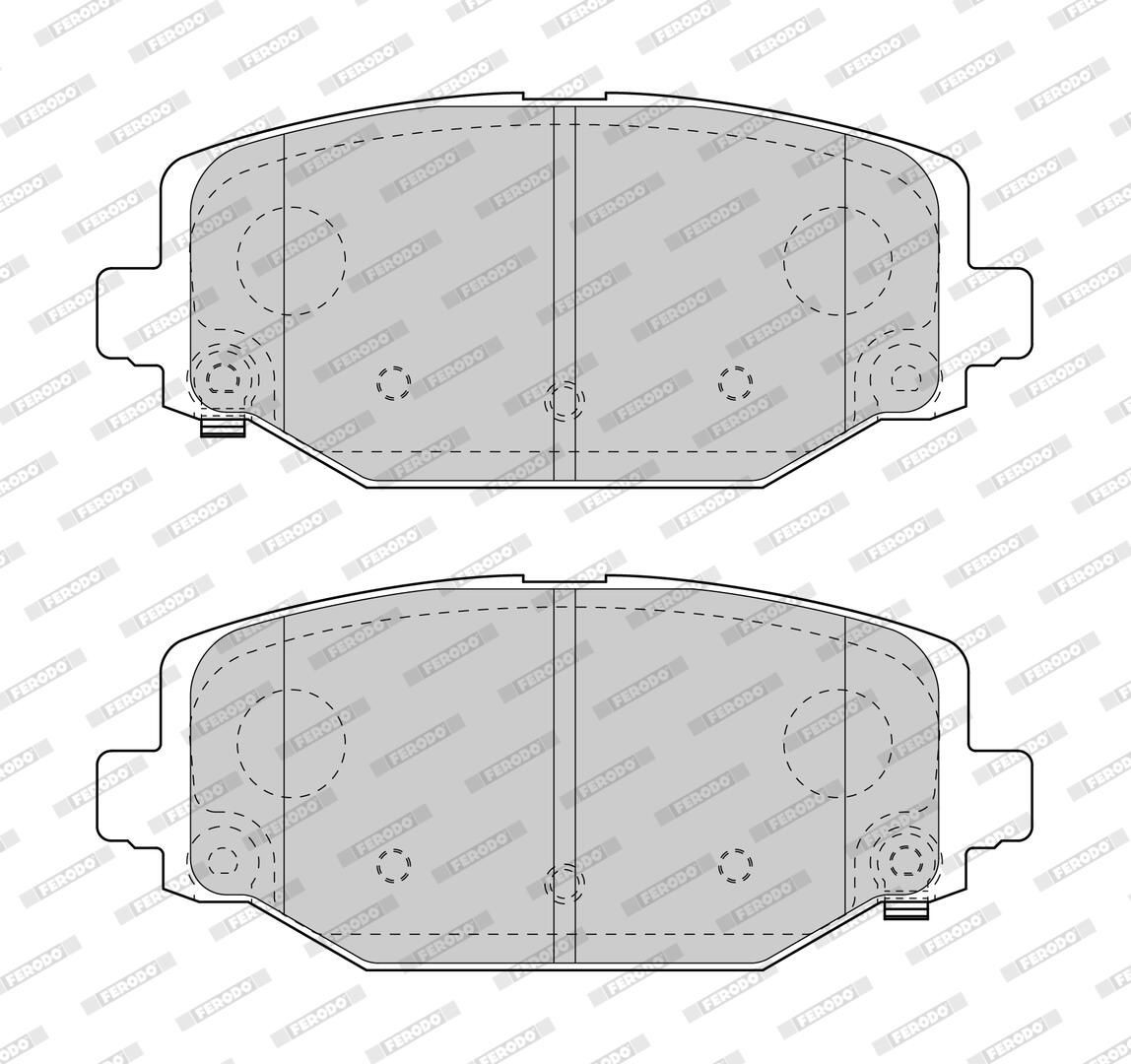 Sapatas do freio traseiras de disco Ferodo FDB4778 preço, a partir de 62,09 USD