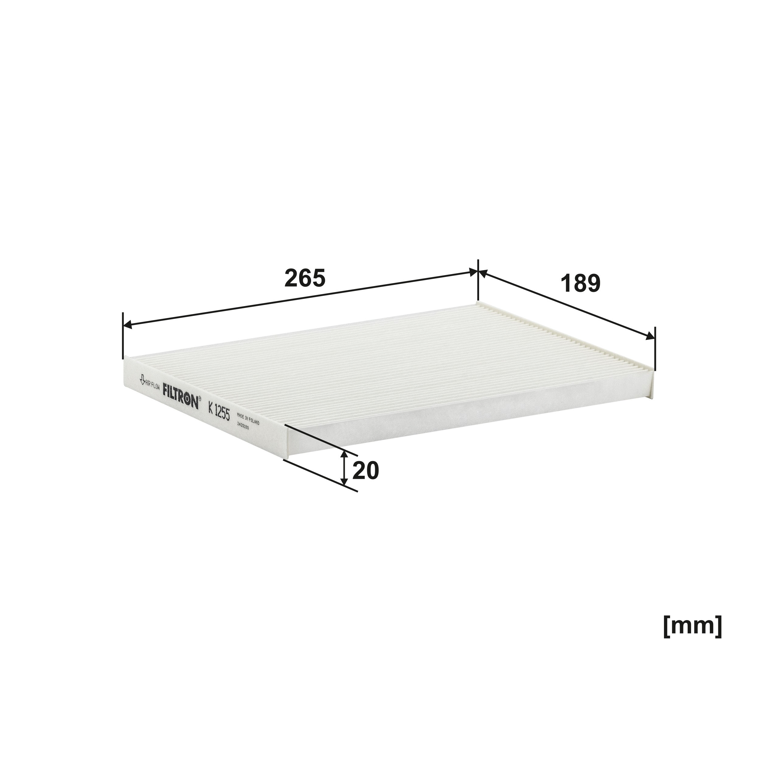 Filtro de salão Filtron K1255 preço, a partir de 5,72 USD